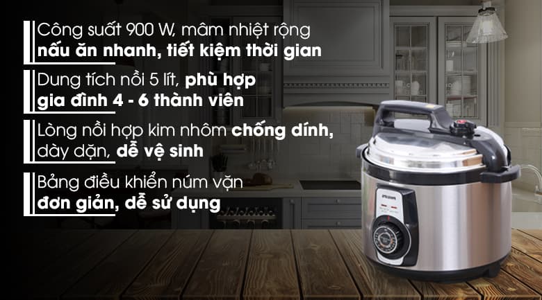 Ảnh Nồi áp suất điện Philips HD2103/66 5 lít