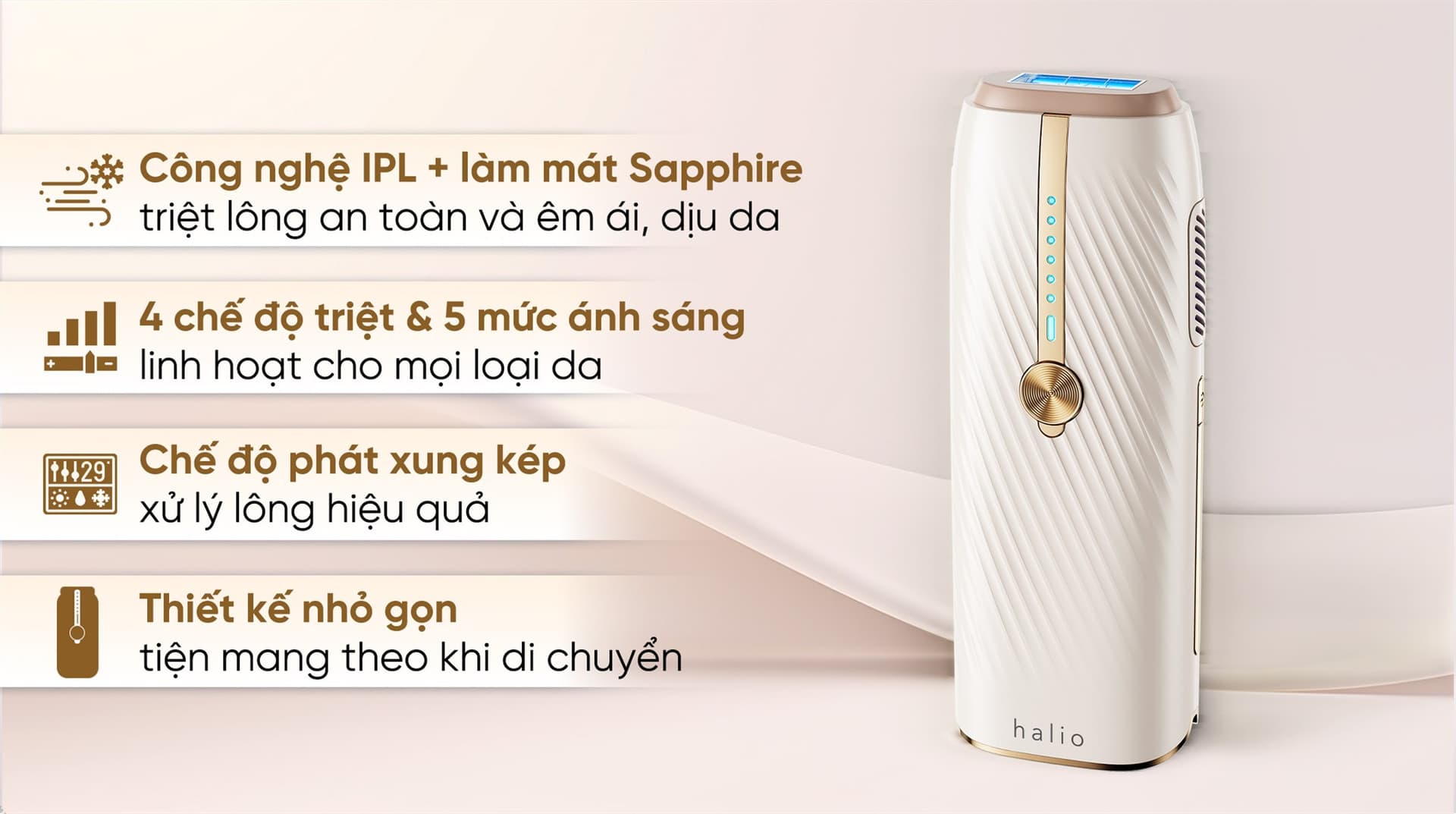 Ảnh Máy triệt lông lạnh Sapphire Halio Infinity Glow Advanced IPL