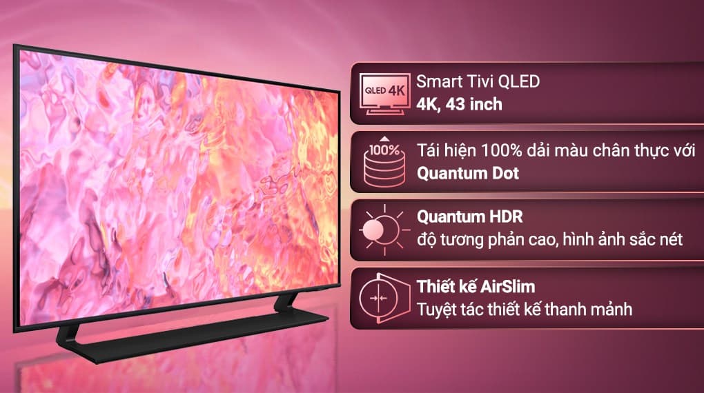 Ảnh Smart Tivi QLED 4K 43 inch Samsung QA43Q60C