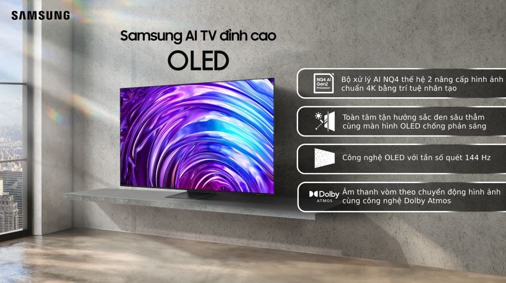 Ảnh Smart Tivi OLED Samsung 4K 65 inch QA65S95D