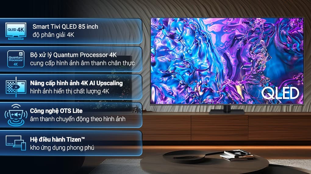 Ảnh Smart Tivi QLED Samsung 4K 85 inch QA85Q70D