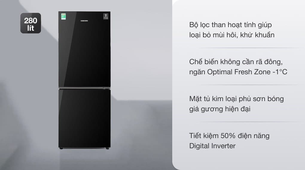 Ảnh Tủ lạnh Samsung Inverter 280 lít RB27N4010BU/SV