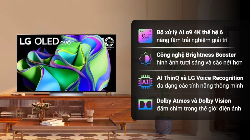 Ảnh Smart Tivi OLED LG 4K 55 inch 55C3PSA
