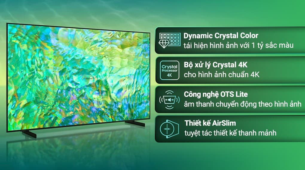Ảnh Smart Tivi Samsung 4K 50 inch UA50CU8000