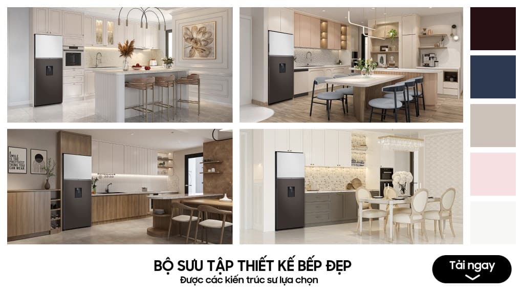 Ảnh Tủ lạnh Samsung Inverter 406 lít Bespoke RT42CB6784C3SV