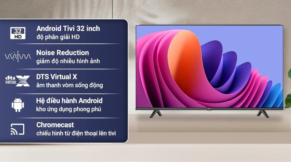 Ảnh Android Tivi LED Hisense 32 inch 32A4N
