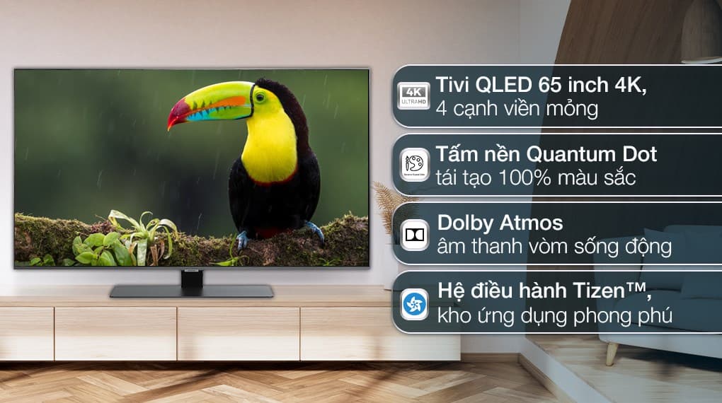 Ảnh Smart Tivi QLED 4K 65 inch Samsung QA65Q80B