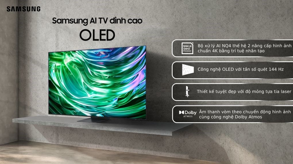 Ảnh Smart Tivi OLED Samsung 4K 55 inch QA55S90D