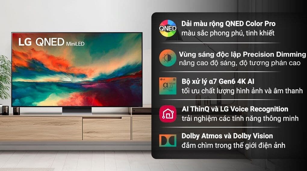 Ảnh Smart Tivi QNED LG 4K 75 inch 75QNED86SRA
