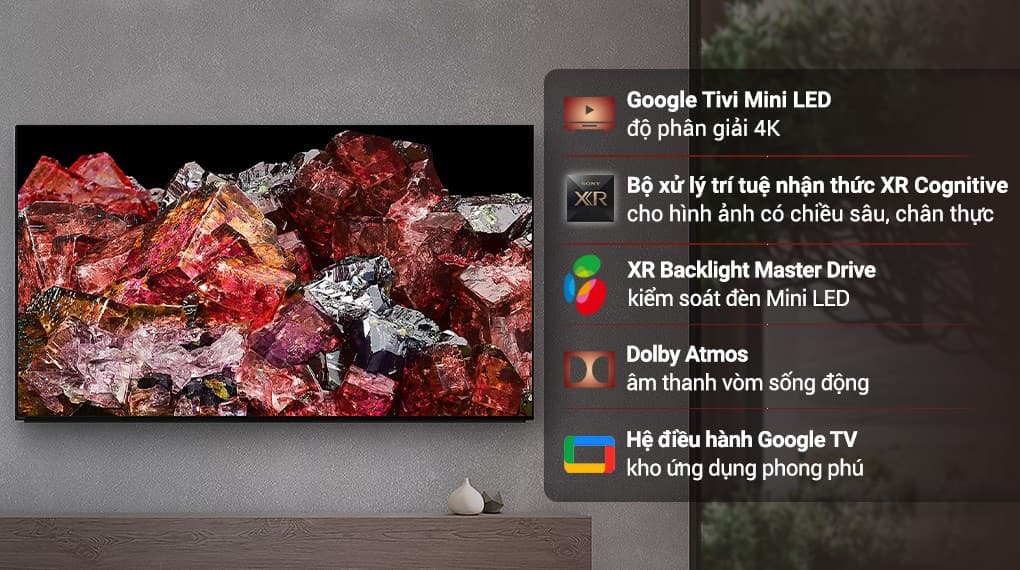 Ảnh Google Tivi MiniLED Sony 4K 65 inch XR-65X95L
