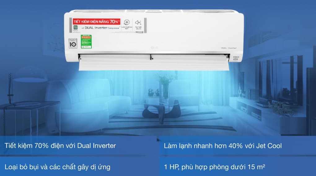 Ảnh Máy lạnh LG Inverter 1 HP V10API1