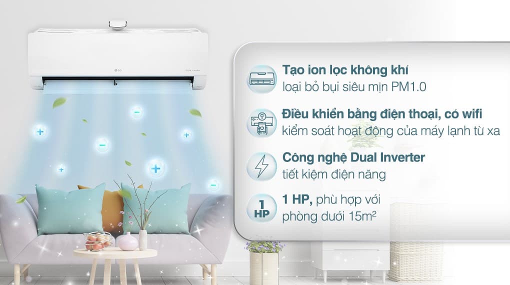 Ảnh Máy lạnh LG Inverter 1 HP V10APFP