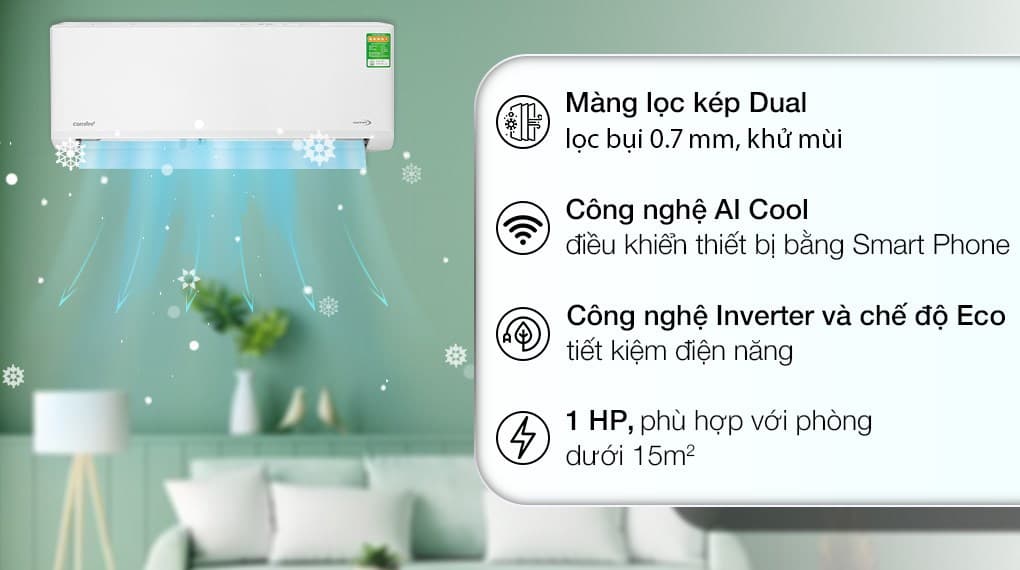 Ảnh Máy lạnh Comfee Inverter 1 HP CFS-10VDGF-V