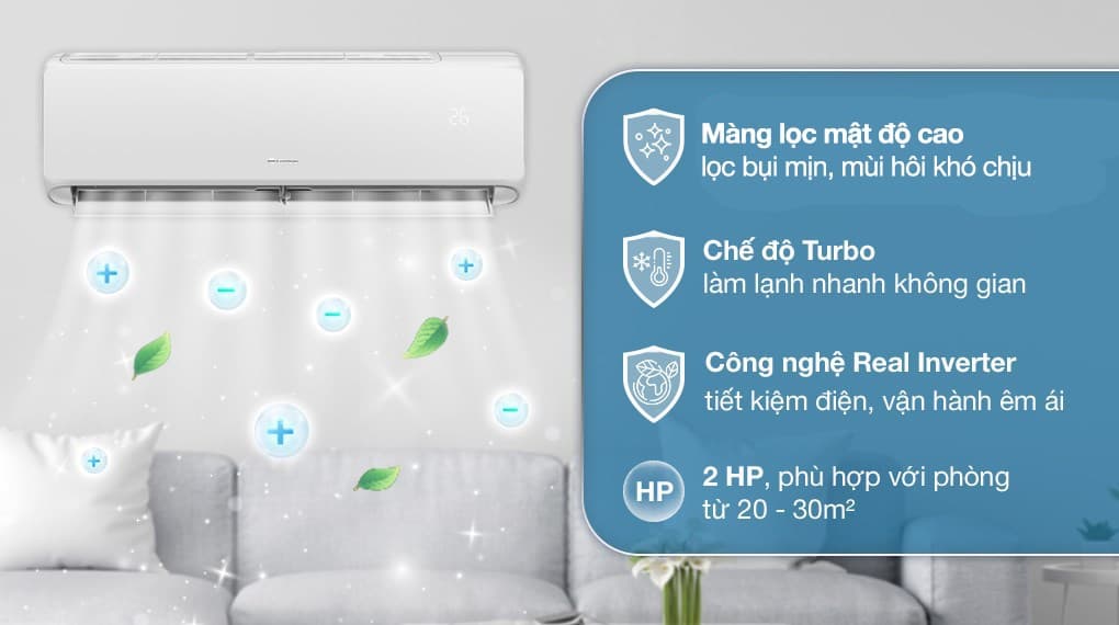 Ảnh Máy lạnh Gree Inverter 2 HP CHARM18CI