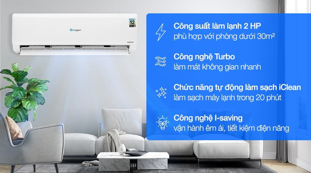 Ảnh Máy lạnh Casper Inverter 2 HP TC-18IS36