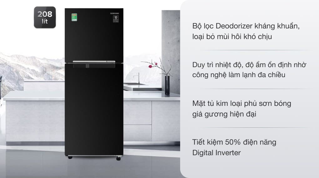 Ảnh Tủ lạnh Samsung Inverter 208 lít RT20HAR8DBU/SV