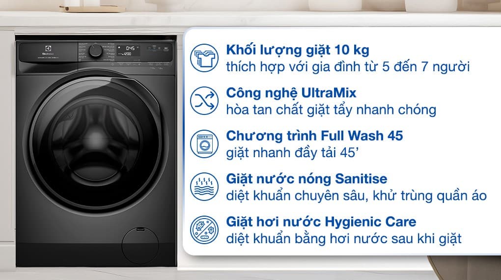 Ảnh Máy giặt Electrolux UltimateCare 500 Inverter 10 kg EWF1023P5SC