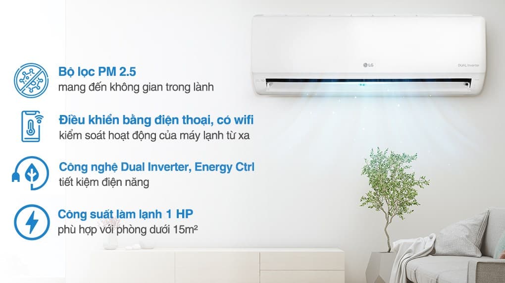Ảnh Máy lạnh LG Inverter 1 HP V10WIN1