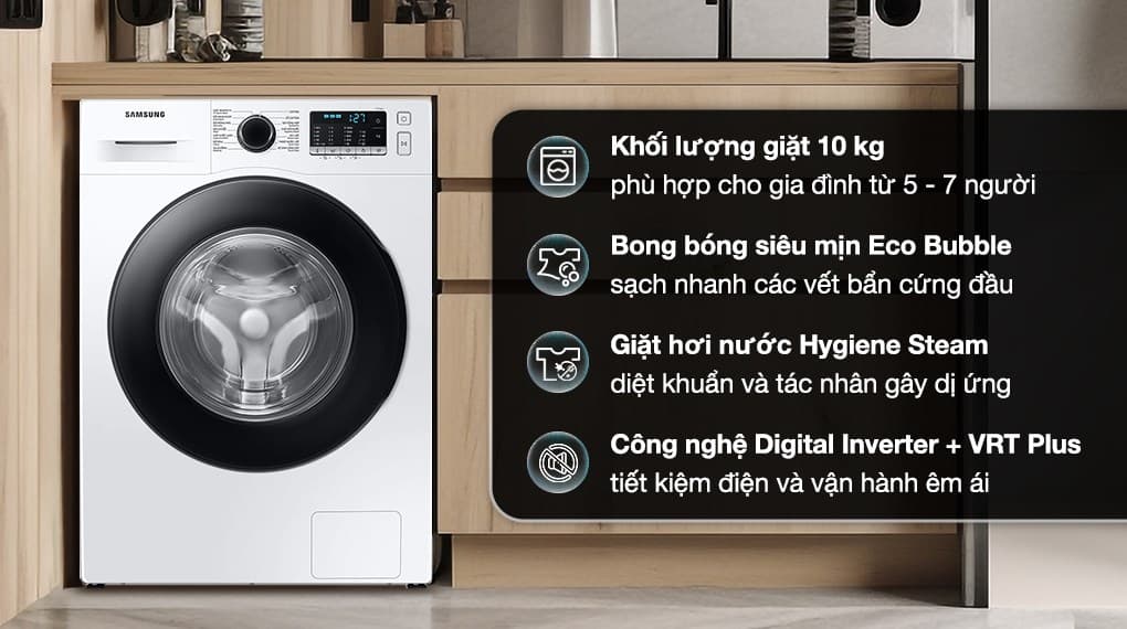 Ảnh Máy giặt Samsung Inverter 10 kg WW10TA046AE/SV