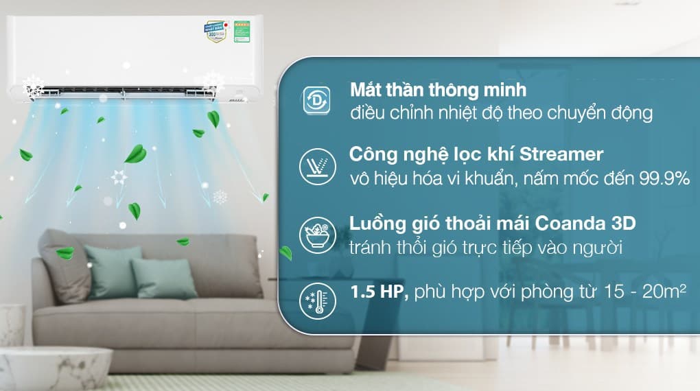 Ảnh Máy lạnh Daikin Inverter 1.5 HP FTKY35WMVMV