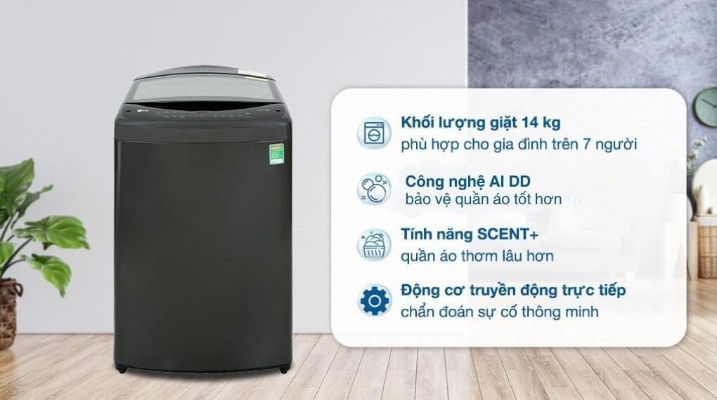 Ảnh Máy giặt LG AI DD Inverter 14 kg TV2514DV3B