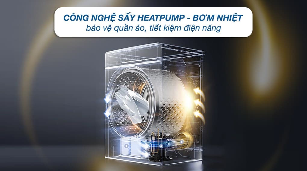 Ảnh Máy sấy bơm nhiệt LG 10.5 kg DVHP50P