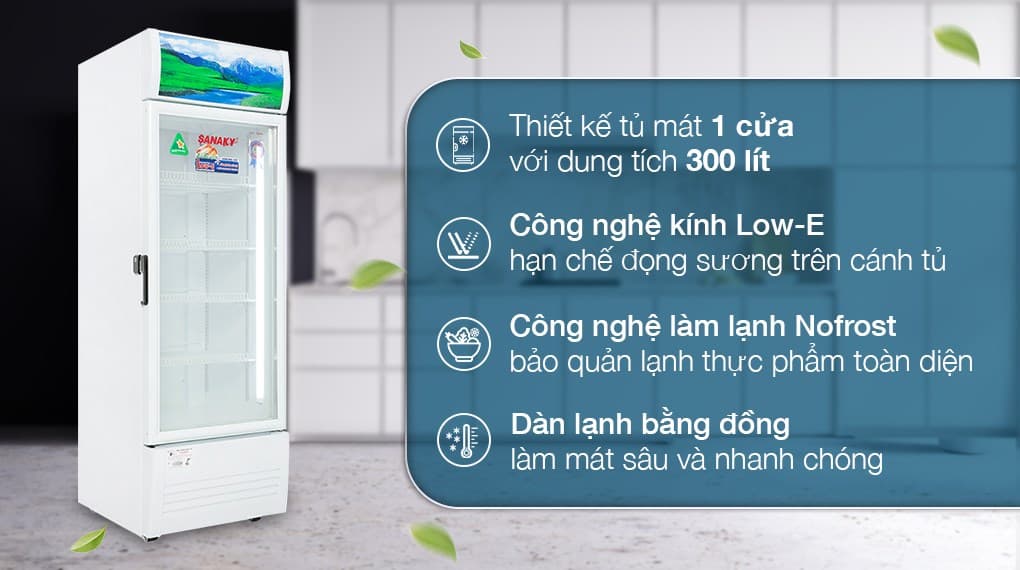 Ảnh Tủ mát Sanaky 300 lít VH-3089K