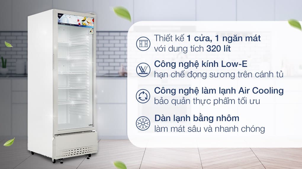 Ảnh Tủ mát Aqua 320 Lít AQS-AF440N