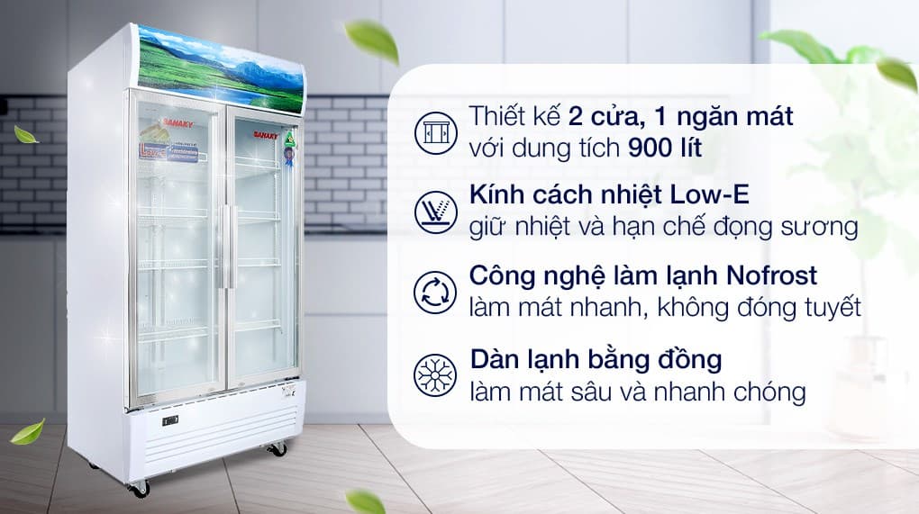 Ảnh Tủ Mát Sanaky 900 lít Inverter VH-1009HP3