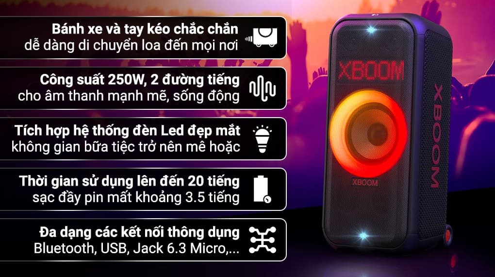 Ảnh Loa kéo karaoke LG Xboom XL7S 250W
