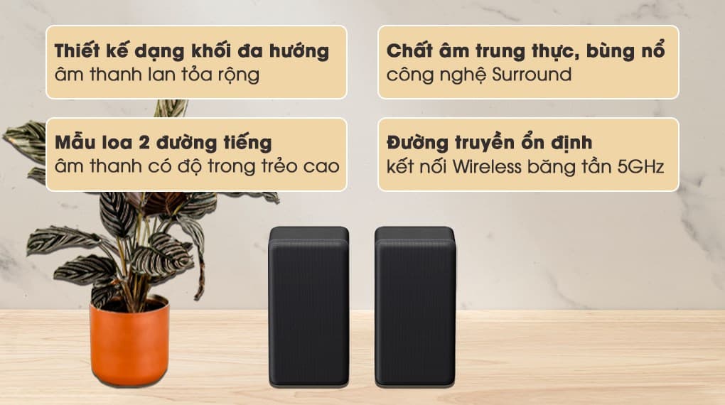 Ảnh Cặp loa sau không dây Sony SA-RS3S 100W