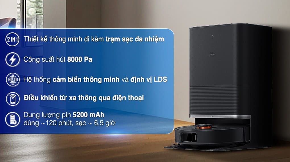 Ảnh Robot hút bụi lau nhà Xiaomi X20 Max