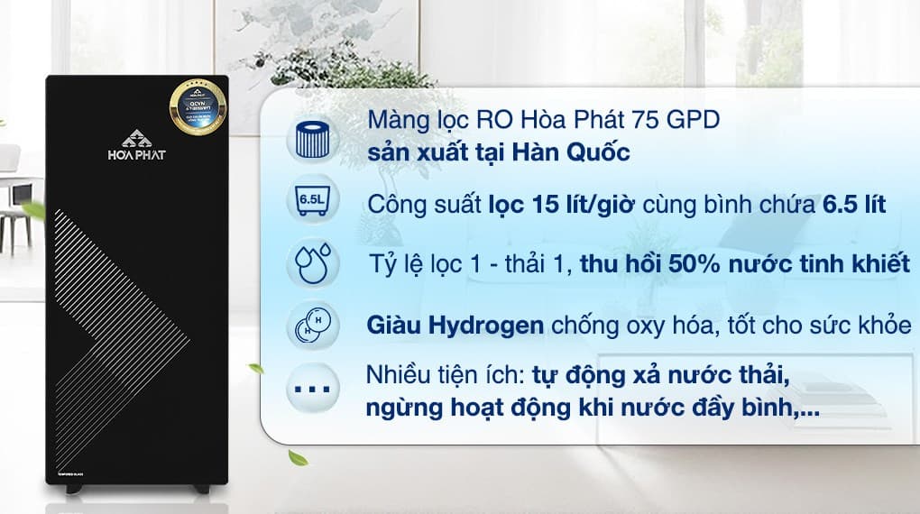 Ảnh Máy lọc nước RO Hòa Phát HPU488 11 lõi