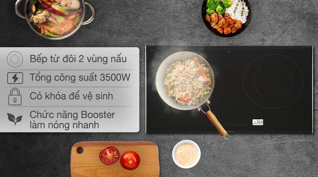 Ảnh Bếp từ đôi lắp âm Bosch PPI82566VN