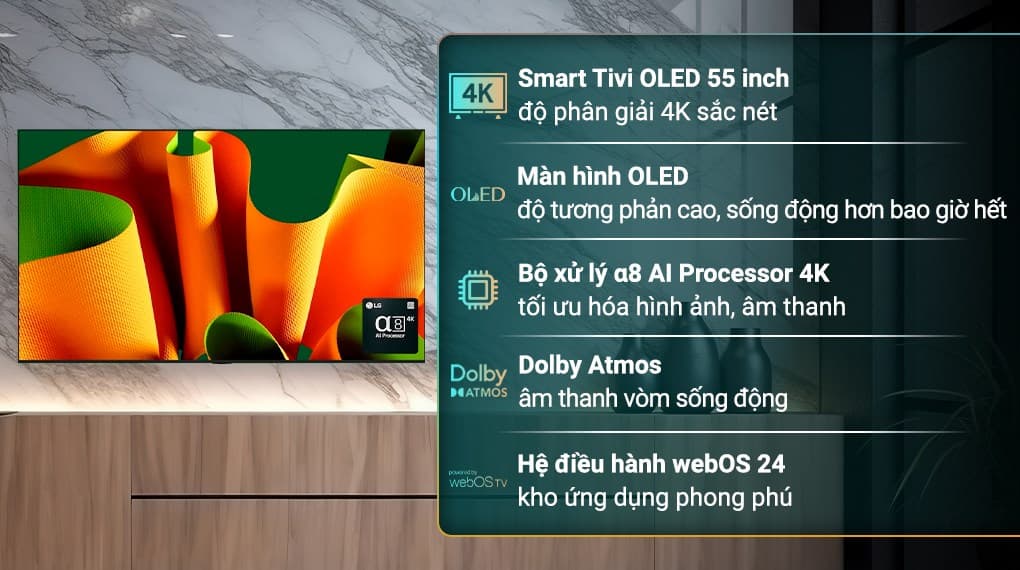 Ảnh Smart Tivi OLED LG 4K 55 inch 55B4PSA