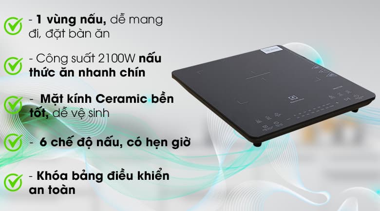 Ảnh Bếp từ Electrolux ETD42SKA