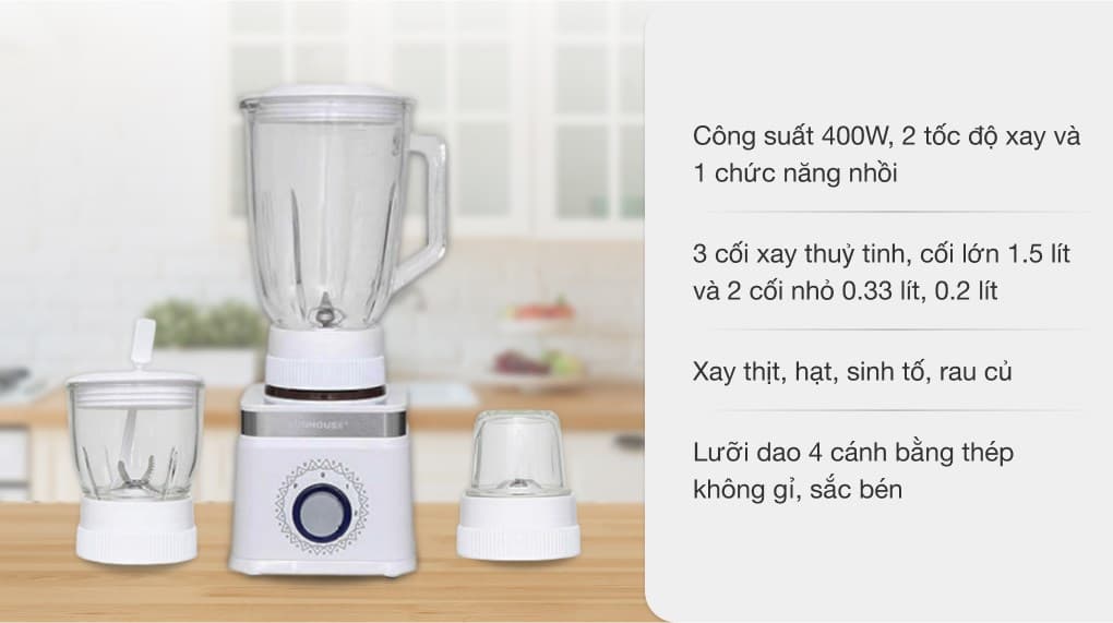 Ảnh Máy xay sinh tố đa năng Sunhouse SHD5582W