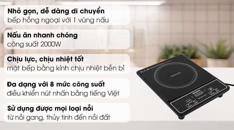 Ảnh Bếp hồng ngoại Kangaroo KG20IFP1