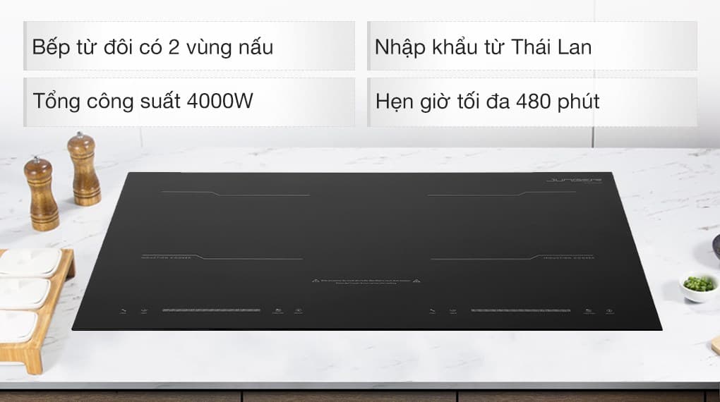 Ảnh Bếp từ đôi lắp âm Junger MK-22