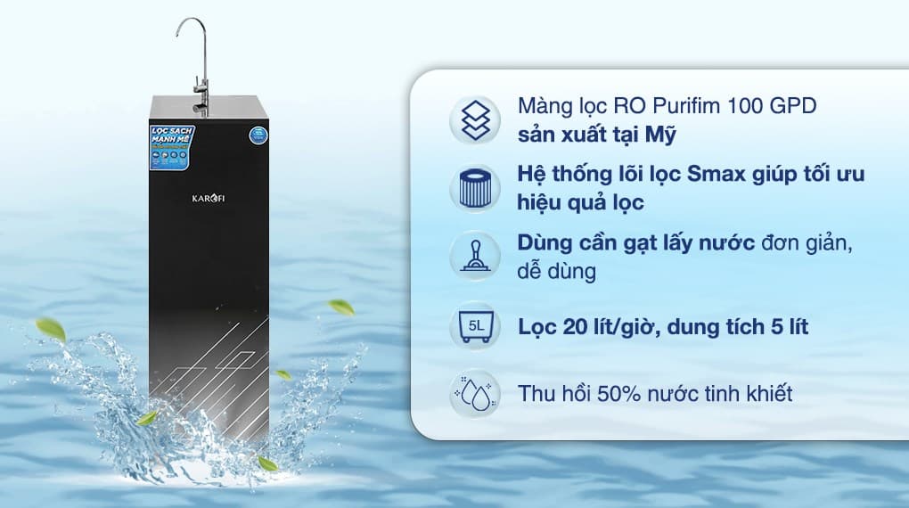 Ảnh Máy lọc nước RO Karofi KAQ-X26 10 lõi
