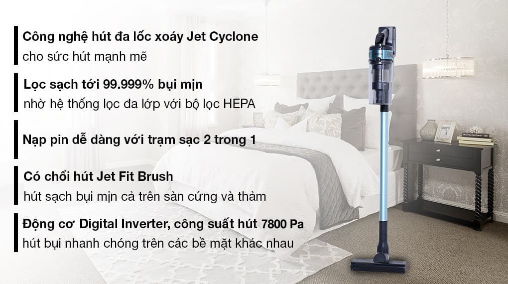 Ảnh Máy hút bụi không dây Samsung VS15A6031R1/SV