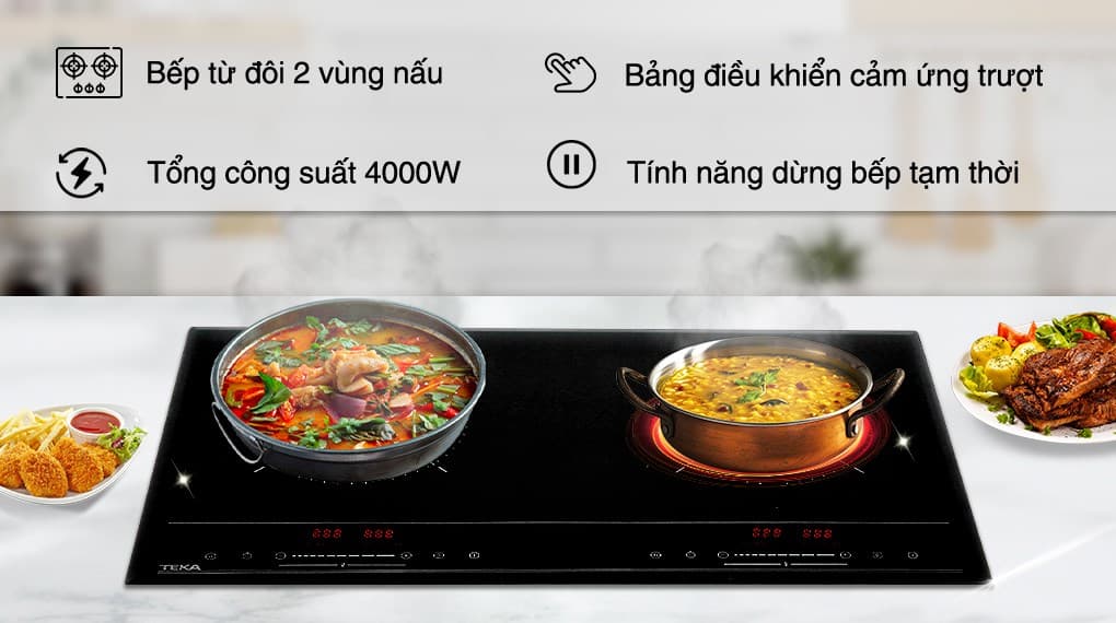 Ảnh Bếp từ hồng ngoại lắp âm Teka HIC 7320 D
