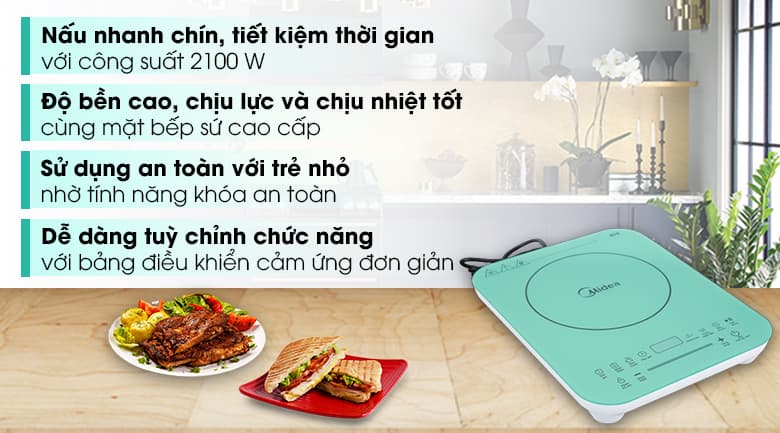 Ảnh Bếp từ Midea MI-T2120DA