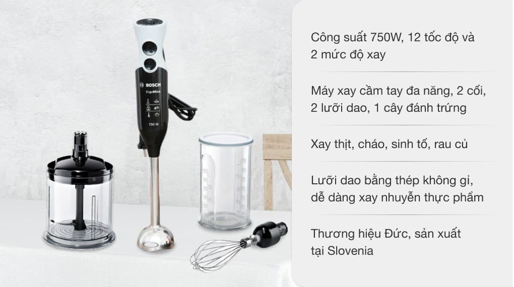 Ảnh Máy xay cầm tay Bosch MSM67160