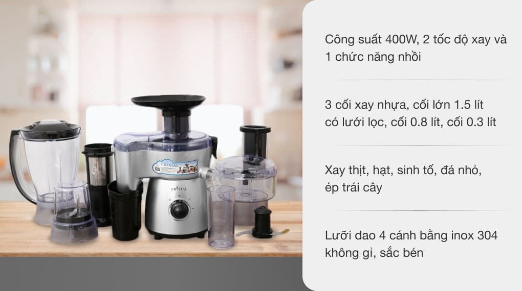 Ảnh Máy xay sinh tố đa năng Crystal BL466ABD