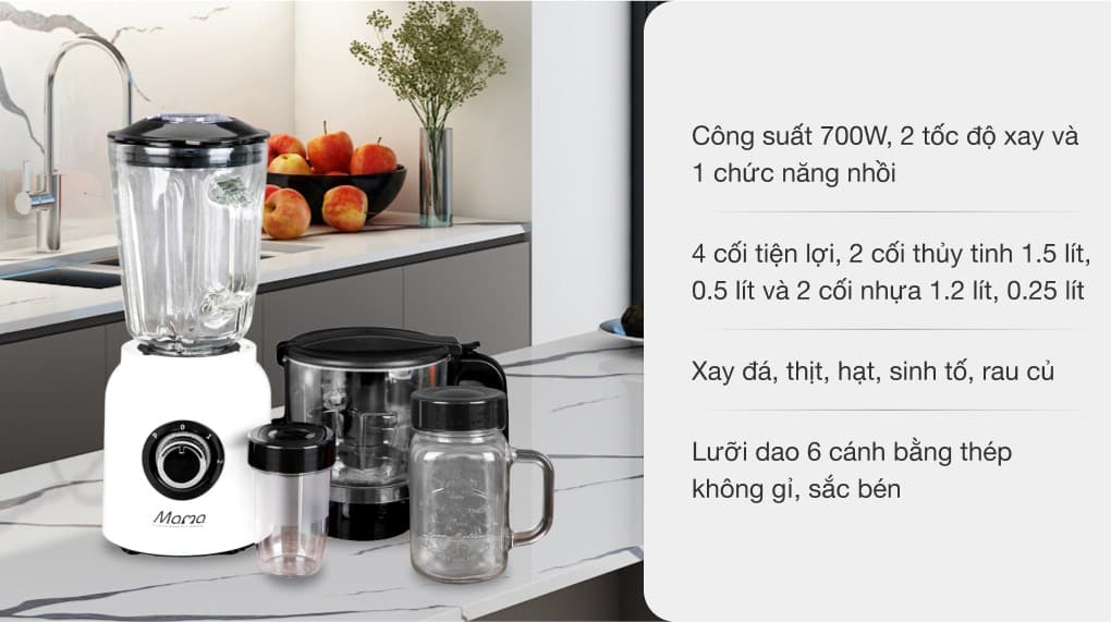 Ảnh Máy xay sinh tố đa năng Sunhouse Mama SHD5353W