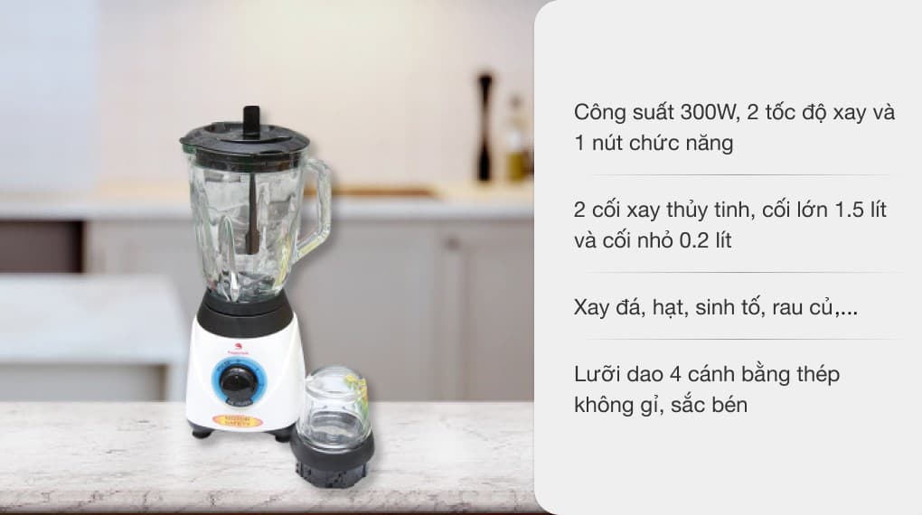 Ảnh Máy xay sinh tố đa năng Happycook HCB-150C