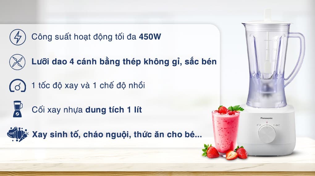 Ảnh Máy xay sinh tố Panasonic MX-EP3101WRA