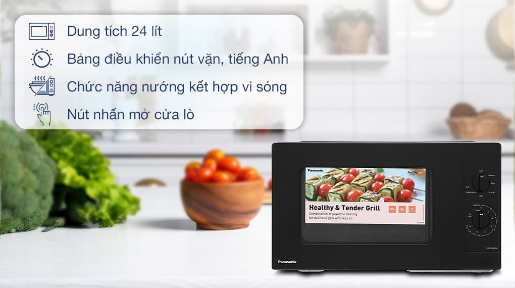 Ảnh Lò vi sóng có nướng Panasonic NN-GM34NBYUE 24 lít