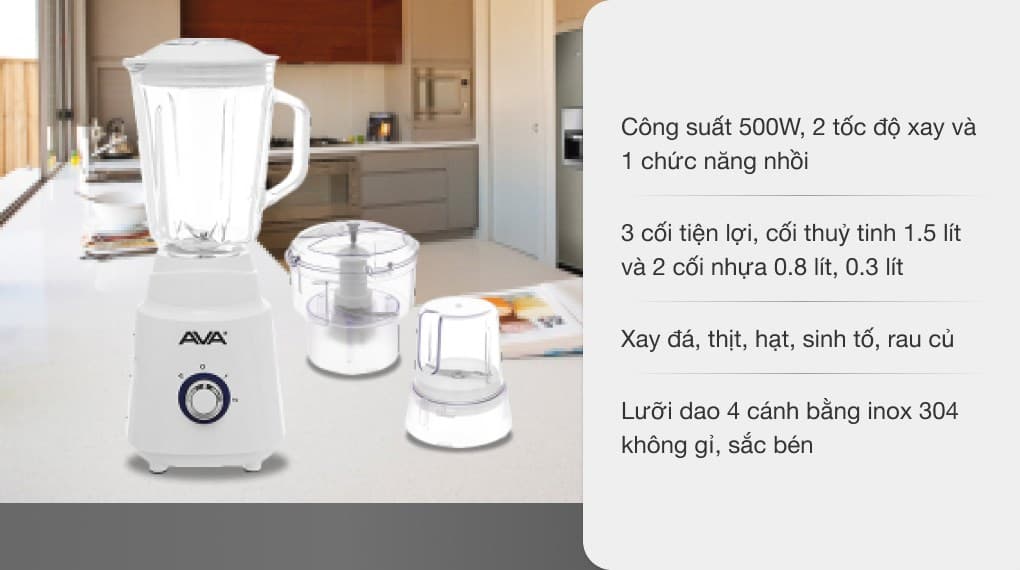 Ảnh Máy xay sinh tố đa năng AVA BL468